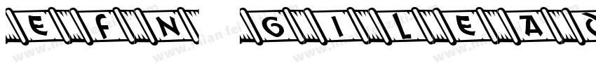 EFN Gilead Black Reg字体转换